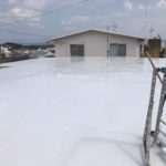 屋上の防水工事の施工後