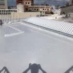 屋上の防水と遮熱工事後
